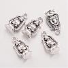 Tibetan Style Zinc Alloy Pendants TIBEP-R334-164AS-RS-1