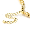 Brass Beaded Necklaces NJEW-K271-01G-02-3