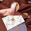 CRASPIRE 50Pcs Adhesive Wax Stamp Stickers DIY-CP0005-82C-4