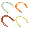 4Pcs 4 Colors Acrylic Cable Chains Bag Strap FIND-PH0001-31-1