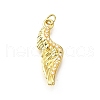ABS Plastic Pearl Pendants KK-V011-43G-1