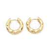 304 Stainless Steel Textured Hoop Earrings for Women EJEW-U060-01A-G-4