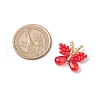Handmade Glass Seed Beaded Butterfly Pendants PALLOY-MZ00685-04-2