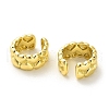 Heart Brass Cuff Earrings for Women EJEW-L270-003G-2