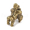 Brass 3D Animal Figurines KK-C073-06A-AG-3