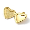 Brass Locket Pendants KK-C092-25G-11-2