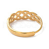 Ion Plating(IP) 304 Stainless Steel Hollow Sailor's Knot Adjustable Rings RJEW-D006-21G-3