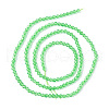 Transparent Glass Beads Strands GLAA-C019-01A-27-2