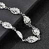 304 Stainless Steel Ladybug Link Bracelets for Women BJEW-K226-15B-P-3