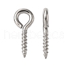 Tarnish Resistant 304 Stainless Steel Screw Eye Pin Peg Bails STAS-L234-165A-P-1