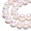 Natural Cultured Freshwater Pearl Beads Strands PEAR-S020-F11-4