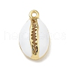 Rack Plating Brass Enamel Pendants KK-G515-19G-2