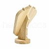 Bust Shaped PU Leather Necklace Display Stands NDIS-C005-02A-3