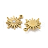 304 Stainless Steel Rhinestone Pendants STAS-I322-33G-02-2