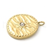 304 Stainless Steel Rhinestone Pendants STAS-I322-27G-05-3