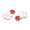 Alloy Enamel Pendants ENAM-T020-37C-RS-2