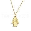 Ion Plating(IP) 304 Stainless Steel Pendant Necklaces for Women NJEW-B080-08G-1