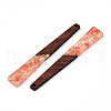 Transparent Resin & Walnut Wood Big Pendants RESI-ZX017-18E-2