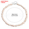 Beach Dyed Natural Shell Chip Beaded Necklaces FS-WG9678E-01-3