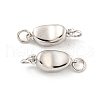 925 Sterling Silver Box Clasps STER-C005-12A-P-1