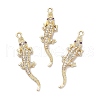 Rack Plating Alloy Rhinestone Pendants RB-L036-VF864-2-3