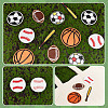 AHADERMAKER 6 Styles Embroidery Style Cloth Iron on/Sew on Patches PATC-GA0001-42-4
