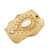 304 Stainless Steel Enamel Pendants STAS-P380-63G-02-2