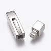 Tarnish Resistant 304 Stainless Steel Bayonet Clasps STAS-A035F-5P-4