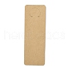 Cardboard Jewelry Display Cards for Keychain CDIS-WH0029-03B-1