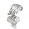 304 Stainless Steel Cuff Bnagles for Women BJEW-G729-04P-1