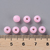 Opaque Acrylic Beads X-MACR-S370-C6mm-A01-4