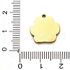 304 Stainless Steel Pendants STAS-H438-04G-03-3
