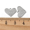 Brass Micro Pave Cubic Zirconia Pendants KK-H460-46P-3