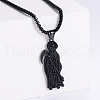 Retro European American Punk Hip-hop Death Stainless Steel Pendant Necklaces RD8760-3-1