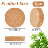 Wood Cork Stopper AJEW-WH0473-09-2