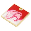 Alloy Enamel Pendants PALLOY-S034-02KCG-H-2