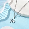 Non-Tarnish 201 Stainless Steel Pendnat Necklaces NJEW-JN04764-01-5