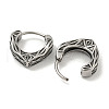 316 Surgical Stainless Steel Hoop Earrings for Women and Men EJEW-D096-20D-AS-2