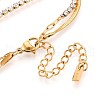304 Stainless Steel Multi-layer Bracelets BJEW-T022-13G-5