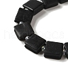 Natural Black Stone Beads Strands G-L596-A11-01-4