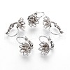 Tarnish Resistant 304 Stainless Steel Leverback Earring Findings STAS-P221-09P-1