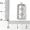 Brass Micro Pave Cubic Zirconia Pendants KK-R224-02P-3