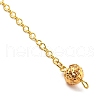 Brass Dowsing Pendulum Big Pointed Cone Pendants KK-H491-02G-3