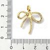 Rack Plating Brass Pave Cubic Zirconia Pendants KK-M282-24G-3