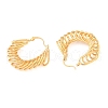 Brass Hoop Earring for Women EJEW-L288-001G-3
