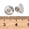 Brass Bead Cap Pendant Bails KK-Z089-20P-3