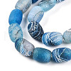Natural Weathered Agate Beads Strands G-N344-42D-4