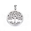 Non-Tarnish 304 Stainless Steel Pendants STAS-P063-07P-2