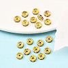 Iron Crystal Rhinestone Spacer Beads RB-A009-6MM-G-4