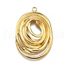 304 Stainless Steel Pendants STAS-M116-41G-2
